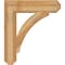 Ekena Millwork Thorton Craftsman Rough Sawn Bracket, Western Red Cedar, 6"W x 28"D x 32"H BKT06X28X32THR04RWR - alternate 4
